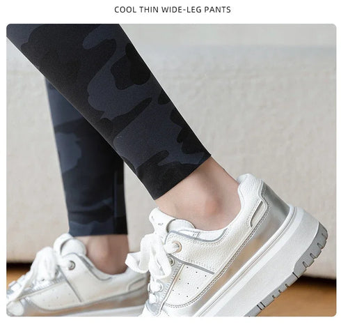 High Waist Camo Leggings with Pockets