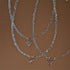 Vintage Zircon Heart Pendant Necklace