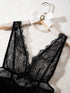 Elegant Black Lace Nightgown for Women