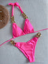 Triangle Halter Bikini Set for Women