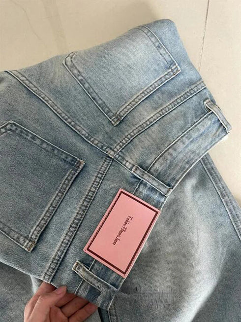 Women's Vintage Wide Leg Baggy Jeans
