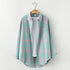 Plaid Flannel Shirt for Women - Casual Long Sleeve Top