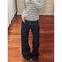 Women's Blue Baggy Straight Jeans