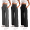 Women's High Waist Flared Yoga Pants with Pockets
