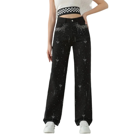 Women's Retro High-Waisted Slim-Fit Jeans
