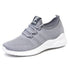 Women's Breathable Platform Lace-Up Sneakers