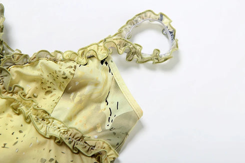 Floral Ruffle Camisole & Skirt Co-ord Set