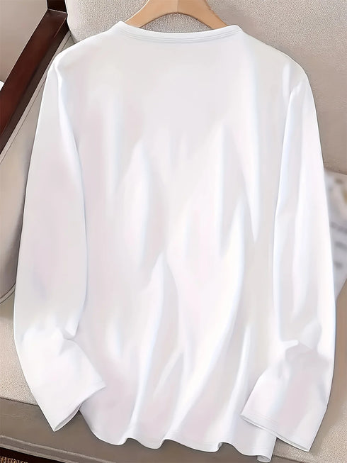 Women's Vintage 1967 Letter Printed Long Sleeve T-shirt