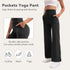 Women's High Waist Flared Yoga Pants with Pockets