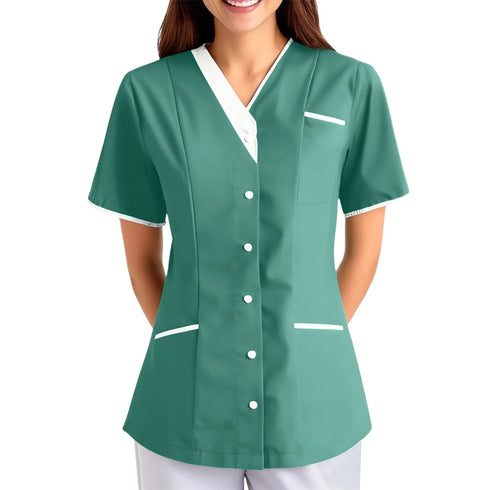 Women's Quick-Drying V-Neck Short-Sleeved Shirt