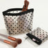 Heart Shaped Nylon Mesh Cosmetic Bag