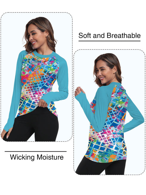 Women's Long Sleeve UV Protection Sun Shirt