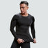 Men's Quick Dry Long Sleeve Compression Running T-Shirt