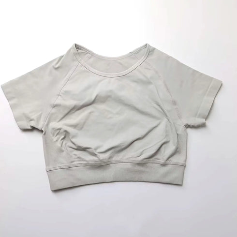 NCLAGEN Impact Tee Short Sleeve Shirt for Women Yoga Gym