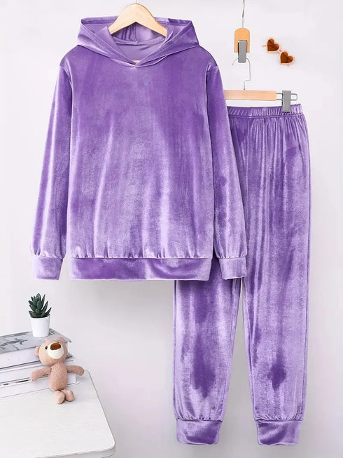 Comfortable Solid Colour Women's Hoodie Pullover