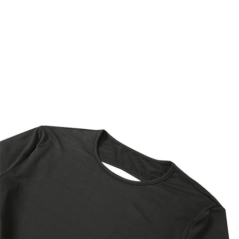 Women’s Black Flare Leg Jumpsuit with Long Sleeves