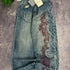 Y2K Embroidered Baggy Jeans for Women