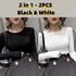 Slim Fit O-Neck Long Sleeve Top for Women