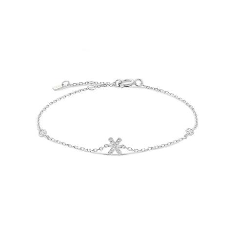 Personalised 925 Sterling Silver Initial Charm Bracelet