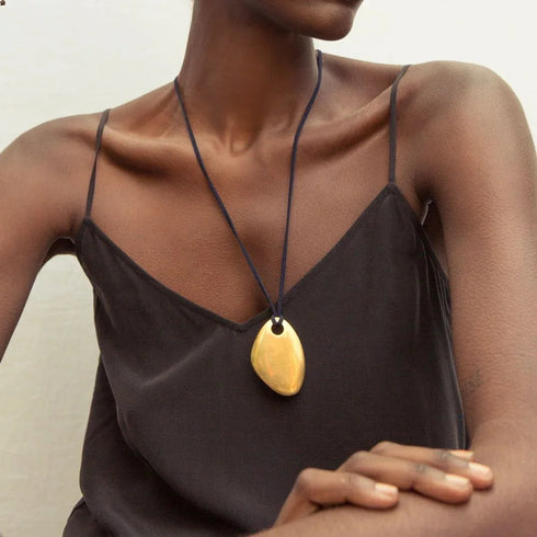 Youthway Minimalism Glossy Shine Stainless Steel Necklace
