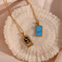 Tarnish Free Colourful Tarot Necklace with Celestial Design
