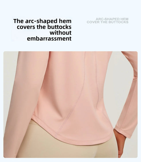 Women's Long Sleeve Breathable Sports Top