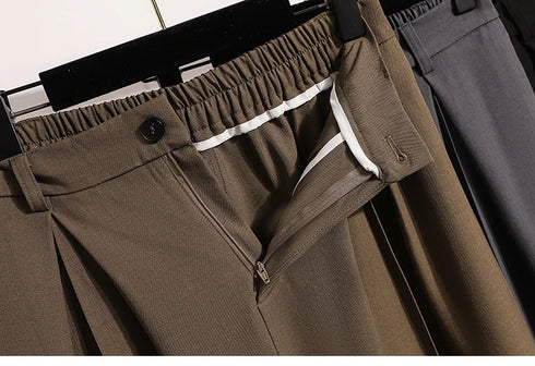 Plus Size Wide Leg Trousers for Women - Autumn 2024