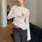 Lace Long Sleeve Slim Fit T-Shirt for Women