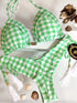 Floral Print Push Up Bikini Set for Women