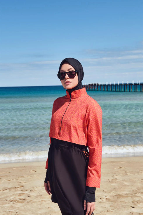 4-Piece Burkini Set with UV Protection