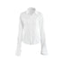 Slim Fit Flared Sleeve Women's Blouse