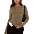 Slim Fit Long Sleeve T-Shirt for Women