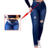 Plus Size High Waist Skinny Denim Pants