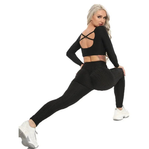 Textured Scrunch Butt Leggings for Women