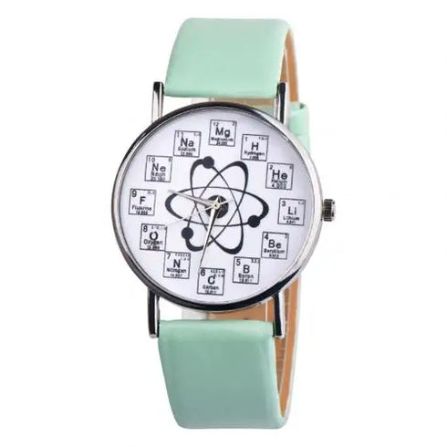 Ladies Watches Creative Design Chemical Element Markers