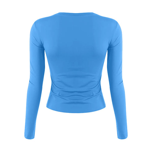 Slim Fit Long Sleeve T-Shirt for Women