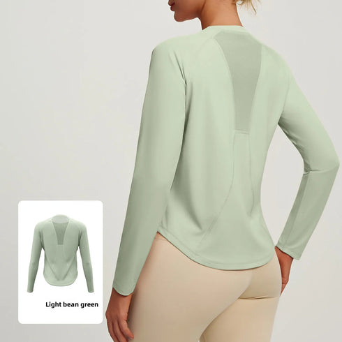 Women's Long Sleeve Breathable Sports Top