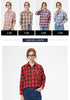 Loose Women's Plaid Shirt - Long Sleeve Casual Blouse