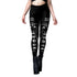 Gothic Steampunk Print Leggings for Women