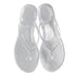 Women's Crystal Flip Flops - Transparent Summer Sandals
