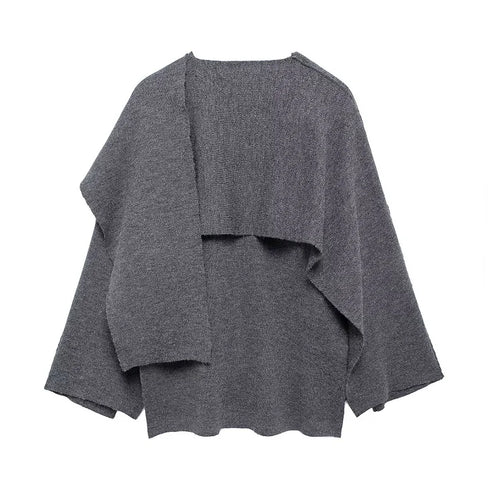 MUJER 2025 Asymmetrical Cropped Women's Coat