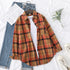 Casual Women's Flannel Plaid Shirt - Autumn Collection