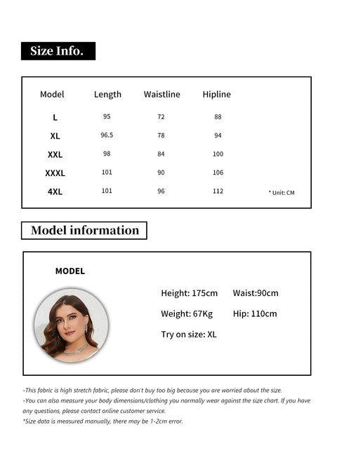 Plus Size High-Stretch Leggings with Rhinestone Wings