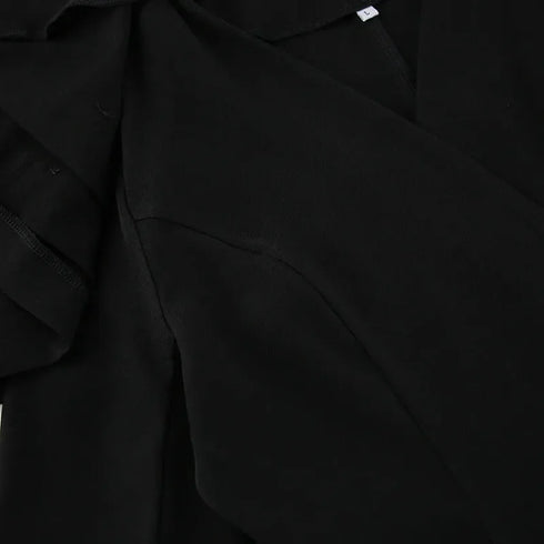 Elegant Black Blazer with Gold Buttons