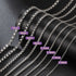 Long Box Chain Necklace in Stainless Steel