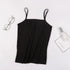 Soft Cotton Spaghetti Strap Crop Tops for Women