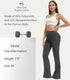 Women's High Waisted Flared Yoga Pants with Pockets