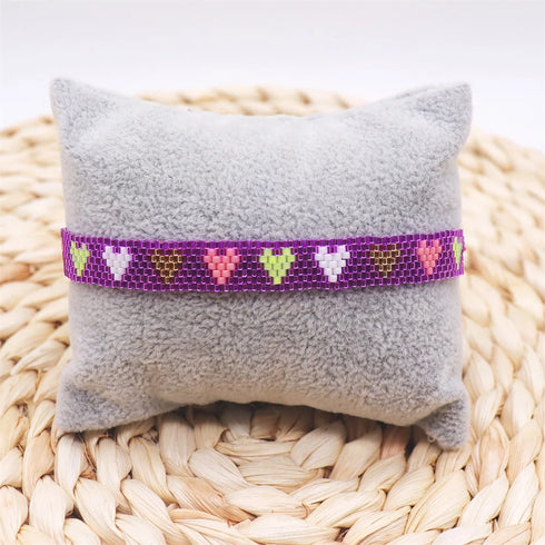 ZHONGVI Miyuki Heart Adjustable Bracelet