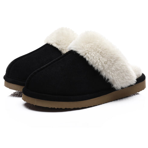 Fluffy Faux Fur Winter Slippers for Women