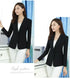 Elegant Women's Blazer in Pink and Blue
